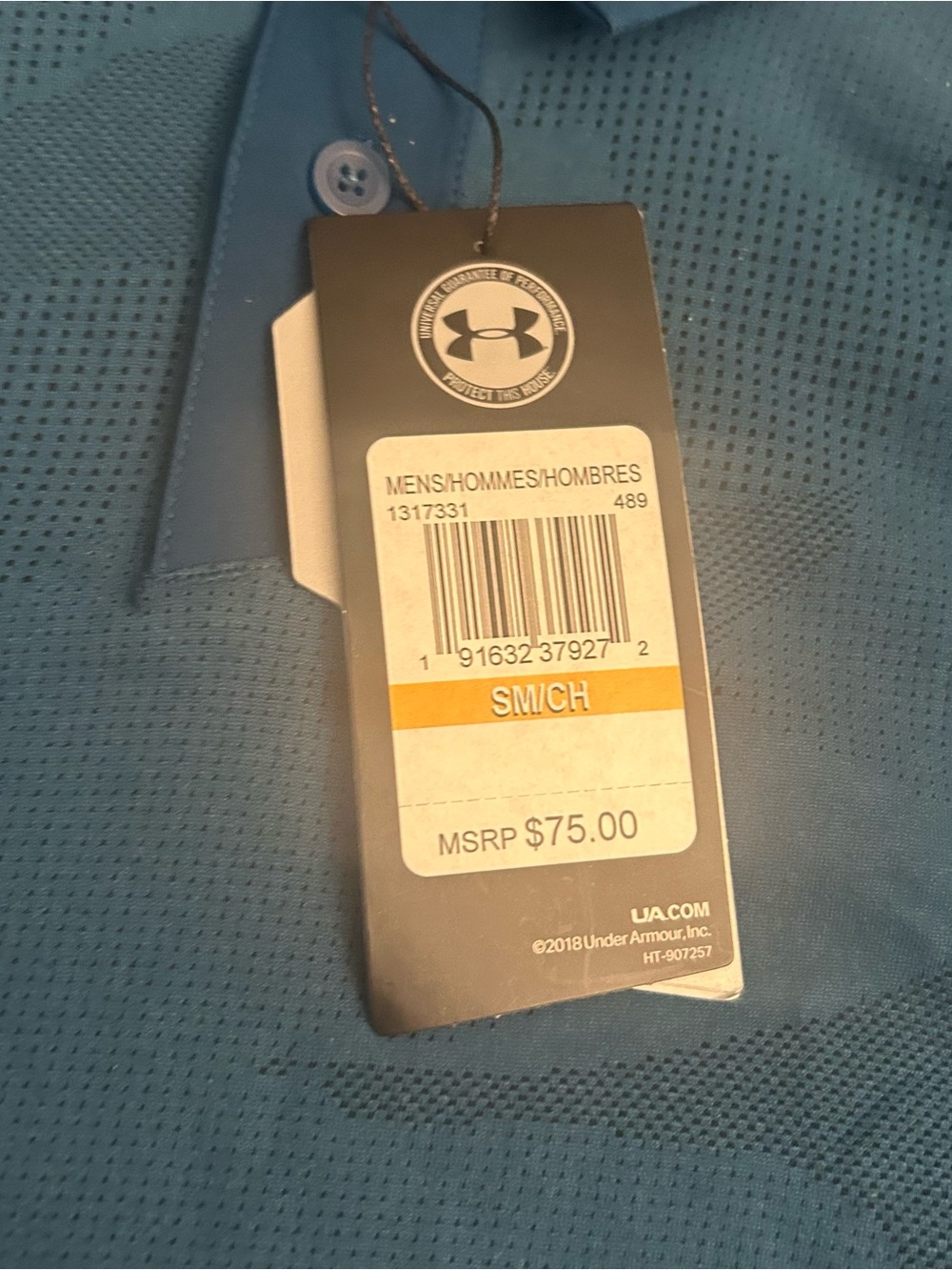 Under Armour Men's Team Armour Polo size small New - Picture 4 of 10